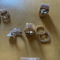100 rings for $200 Stainless Steel Jewelry lot