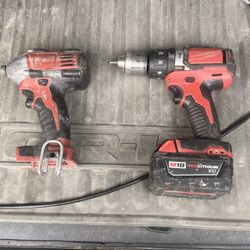 Milwaukee Impact and drill
