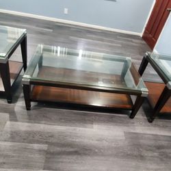 Coffee Table And End Tables 