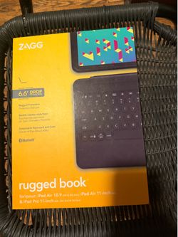 Zagg Rugged Book bluetooth keyboard and case