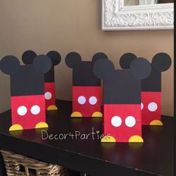 Mickey Mouse Birthday Party Bags - Mickey Mouse Party Favor Bags