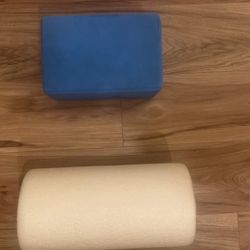 Foam block and roller ($10 for both or $5 each)