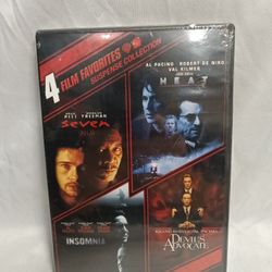 Suspense Collection: 4 Film Favorites Seven,Heat,Insomnia,Devil's Advocate DVD