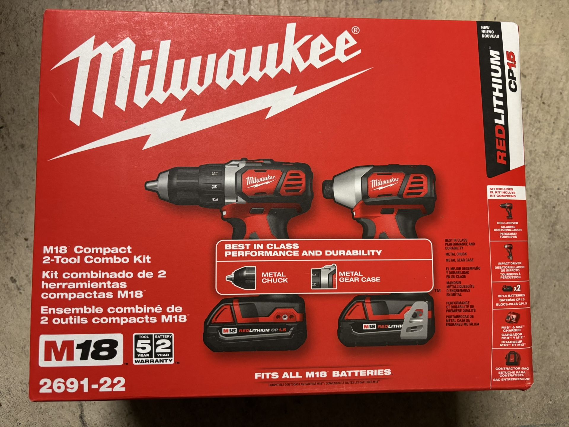 Milwaukee M18 2 Compact Tool Combo Kit