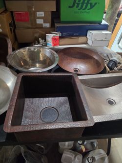 Native trails copper sink $175 each
