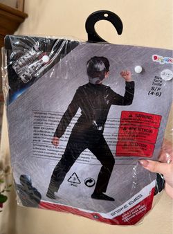 G.I. Joe Snake Eyes Kids Costume Size S (4-6)