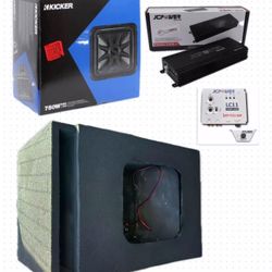 New Bass Package With Install Kicker L7s 12” 