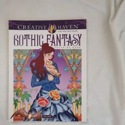 Creative Haven Gothic Fantasy Coloring Book 