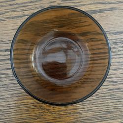 Fire King Brown Glass Custard Bowl 