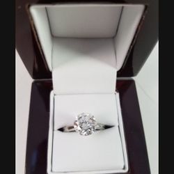 3.05 Carat G Si1 Round Diamond Ring BARGAIN!