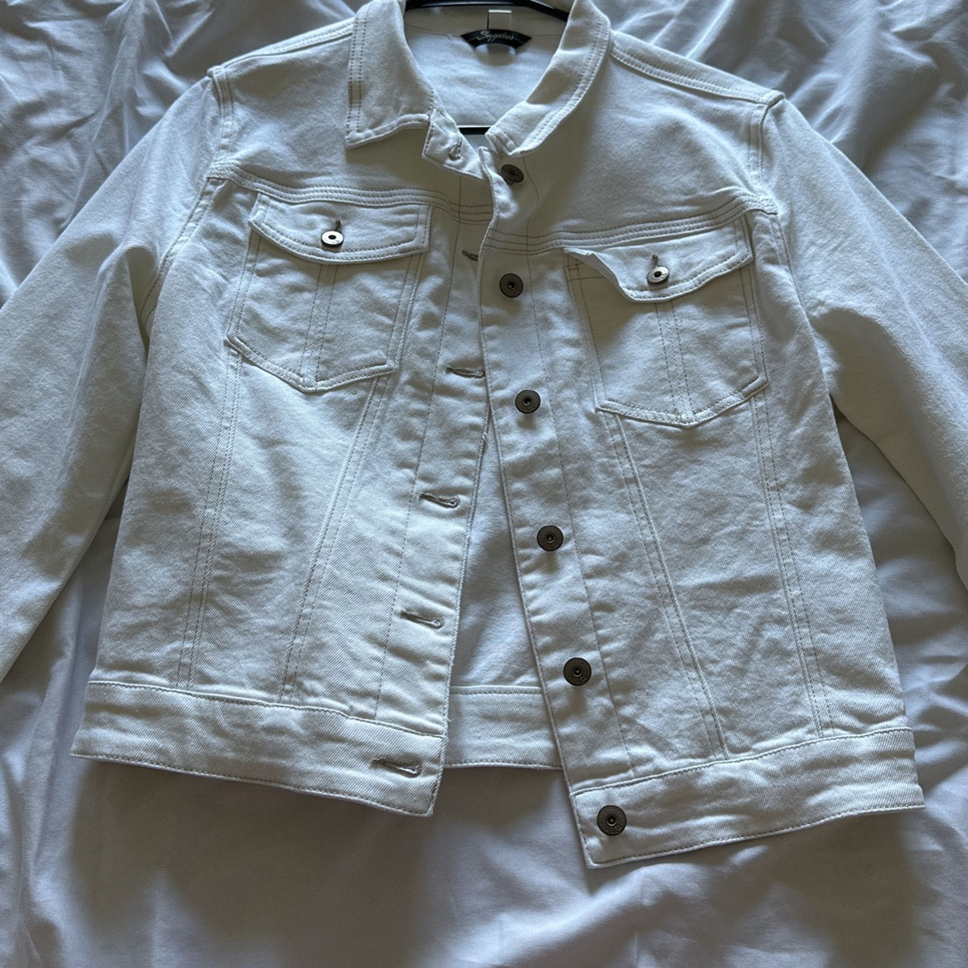 White Denim Jacket Unused