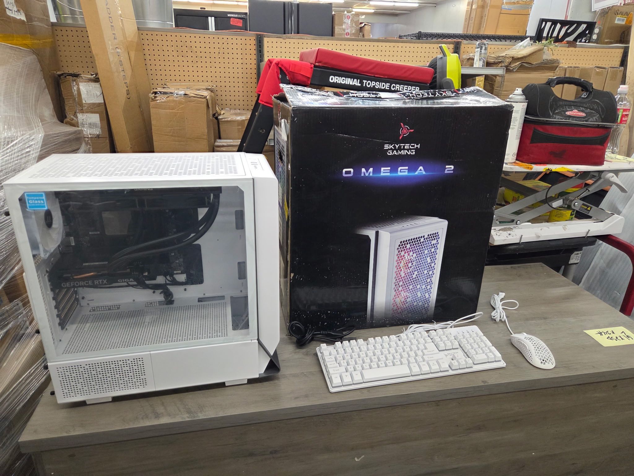 Skytech Omega 2 Gaming Desktop Computer, NVIDIA GeForce RTX 4060, Intel Core i7-1270OF, 32GB RAM, 1TB SSD, Windows 11, White 799$ Pick up Phoenix 43rd