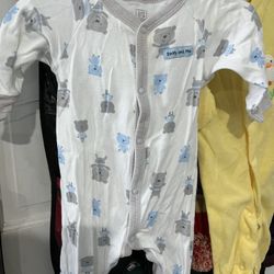 Boys Long Sleeve Zipper With Feet Onesies