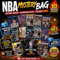 NBA Mystery Factory Sealed 10 Packs 🔥 Prizm/Select GUARANTEED VALUE 💎 AUTO