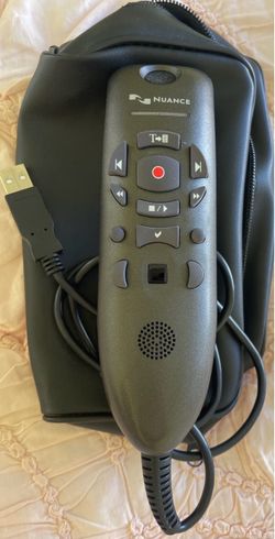 Nuance Dragon PowerMic III (Model 0POWM3N3) Handheld Dictation Microphone