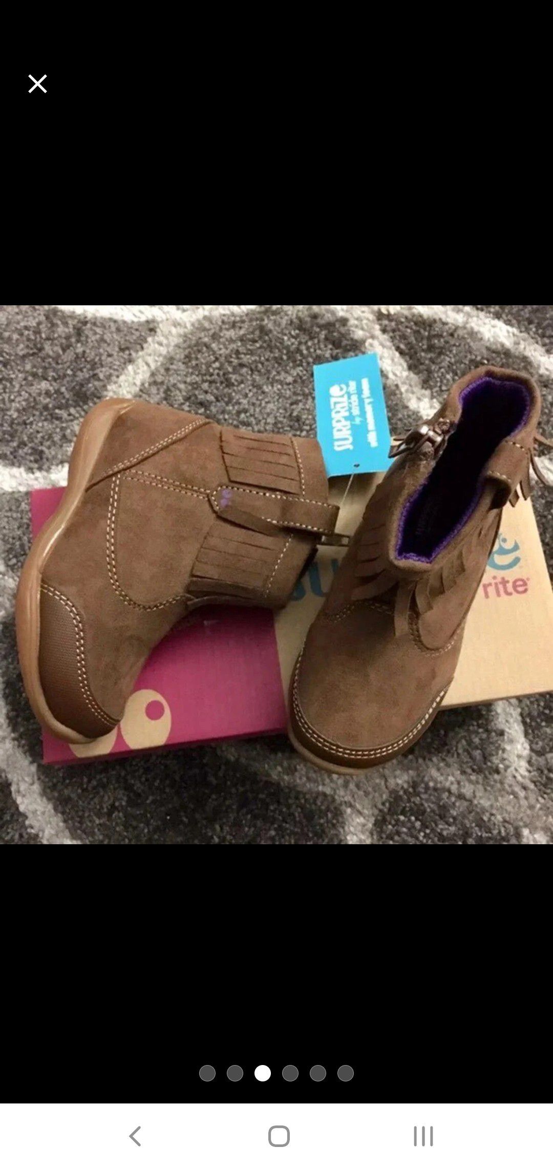 Stride Rite Girls Ankle Boots Size 6