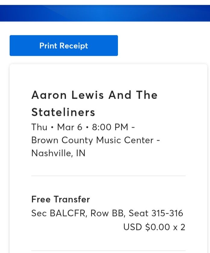 Aaron Lewis Concert Tickets 