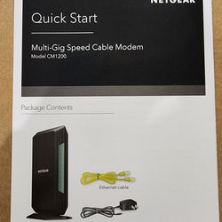 NETGEAR Ultra-High Speed Cable Modem (CM1200)