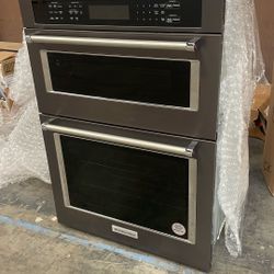 Kitchen Aid Double Oven Black Stainless Steel