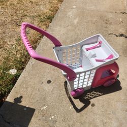 Fisher-Price Little Mommy Ride n Drive Shopping Cart from Tollytots