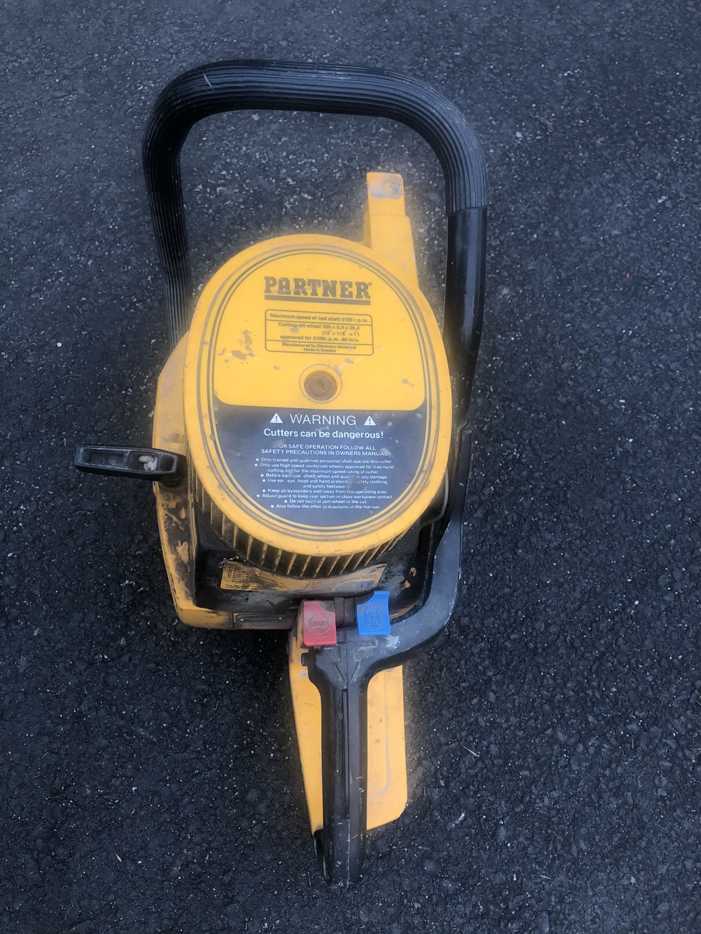 Concrete Saw partner K650 mark II sweden
