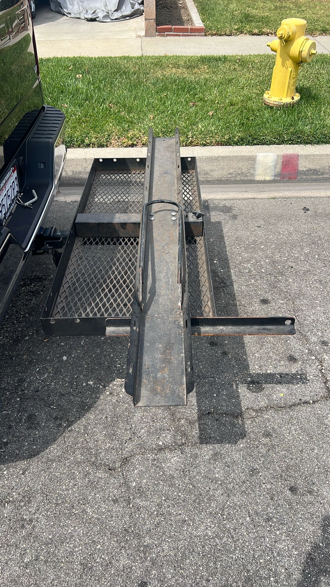 Tow Dirt Bike Rack And Basket