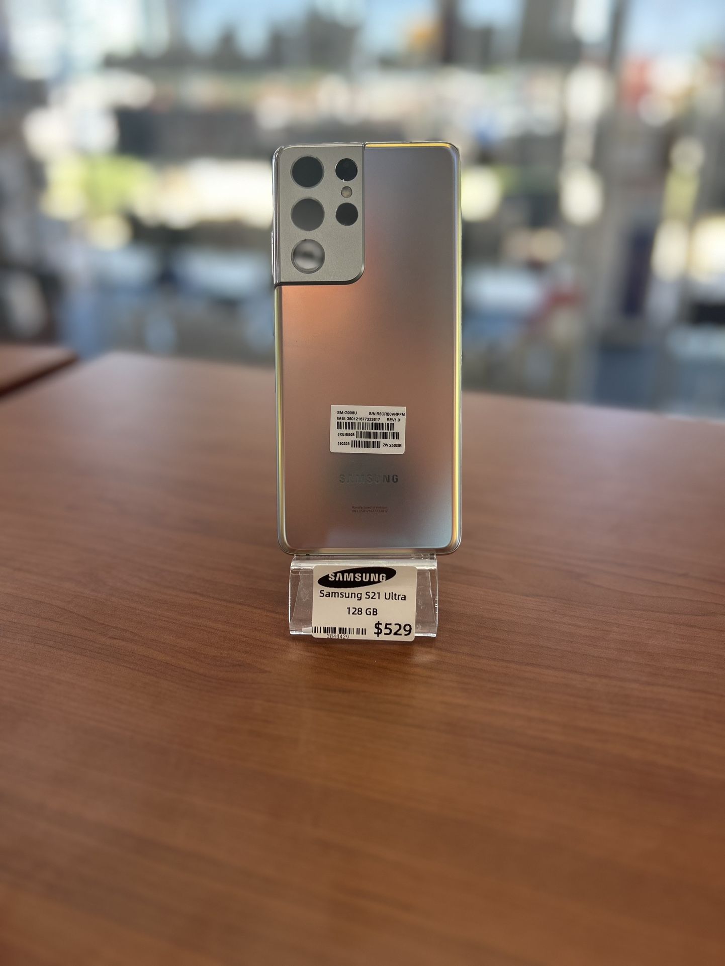 Samsung S21 Ultra 138GB Unlocked $529