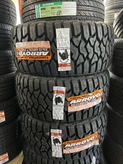 ‼️📲33x12.50R22 vendo set de llantas nuevas Arroyo RT