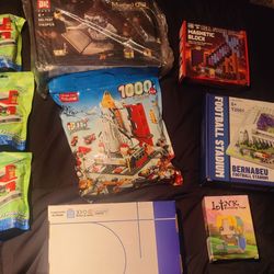 Lego Like Brick Sets - New/Open Box