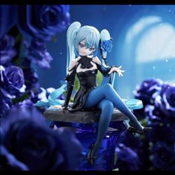 Vocaloid Flower Fairy Blue Rose Hatsune Miku Noodle Stopper Figure