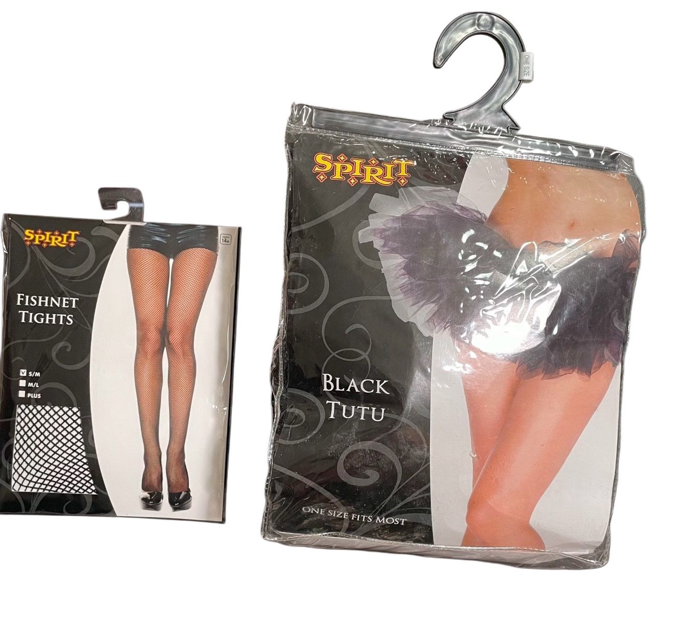 Spirit Black Tutu And Black Fishnet Tight