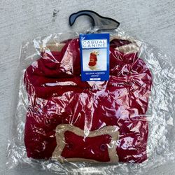Casual Canine Velour Hooded Jacket For Dogs Size Medium 