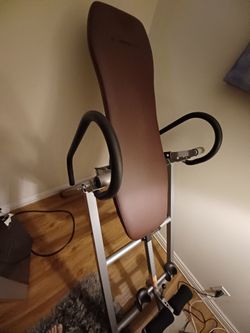 Inversion Table with Padded Backrest