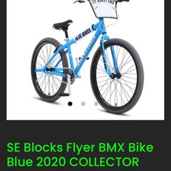 Blocks flyer New blue, trades for mini bike