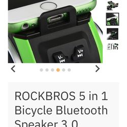 ROCKBROS 5 in 1 Bicycle Bluetooth Speaker 3.0 re