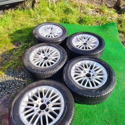 For sale: 5 tires w/matching rims