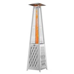 Stainless Steel Pyramid Outdoor Patio Heater Fire Pit
