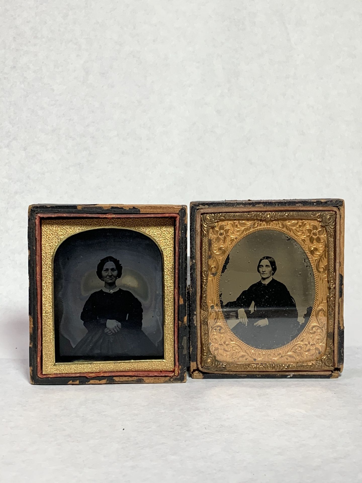 Antique Civil War Era Tintype & Ambrotype Frame Photos