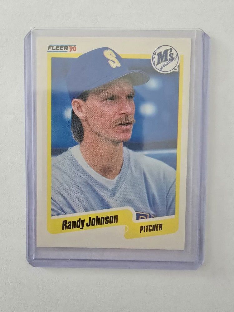 1990 FLEER#518 HOF RANDY JOHNSON NM/MT