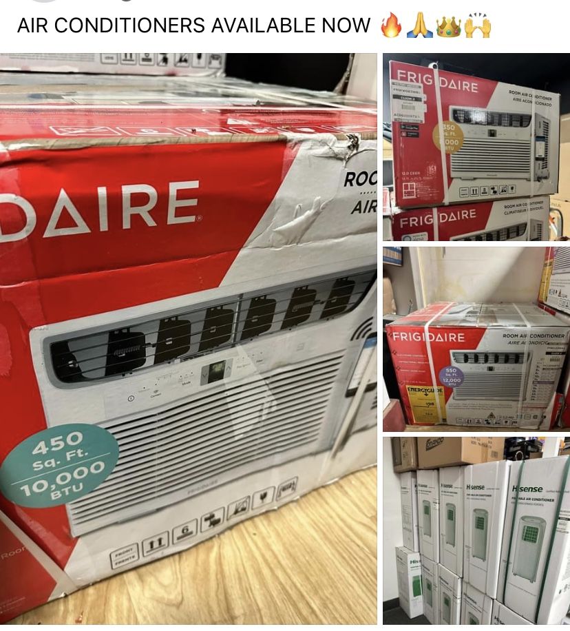 AIR CONDITIONERS AVAILABLE NOW 🔥🙏👑🙌