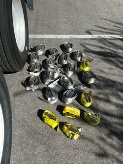 Ratchet Tie-Down Straps Lot of 20+