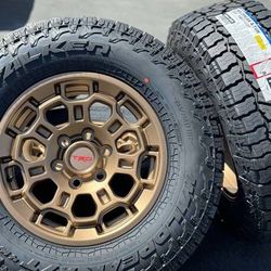 NEW 17" Wheels & 265/70R17 Tires TRD PRO Toyota 4runner Tacoma Tundra Rims Lexus GX460 GX470 6x139.7 FJ Cruiser Sequoia 