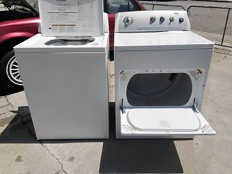 Whirlpool washer and gas dryer