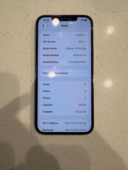 iPhone 12 Pro Max (Unlocked) Graphite