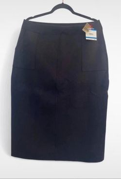 Anne Klein Pencil Skirt Suze XL Black Pencil Skirt with Tags