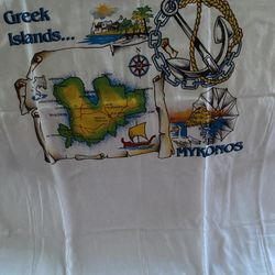Vintage Unisex Greek Islands Mykonos Greece T-Shirts $15 each or 2 for $20 (Mix & Match) (14 available)