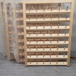 Wooden Thread Spools Holder