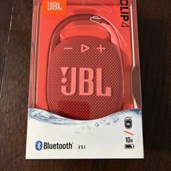 JBL Clip 4 Portable Bluetooth Speaker - Pink
