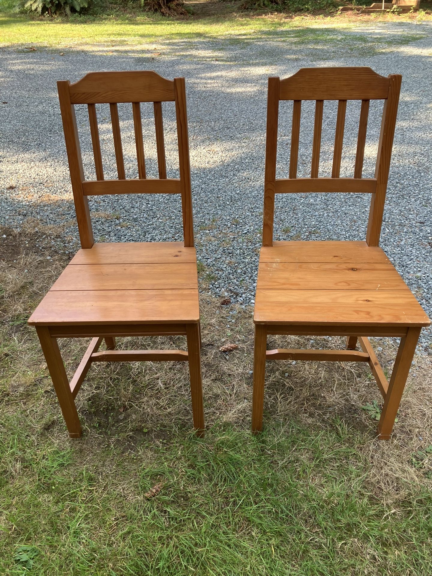 Ikea Wood Chairs