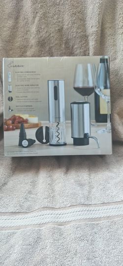 RABBIT,WINE AERATOR &CORKSCREW SET BRAND NEW
